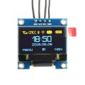 2X 0.96 Inch IIC I2C Serial GND 128X64 OLED LCD LED Display Module SSD1306 for Arduino Kit Blue Display. 