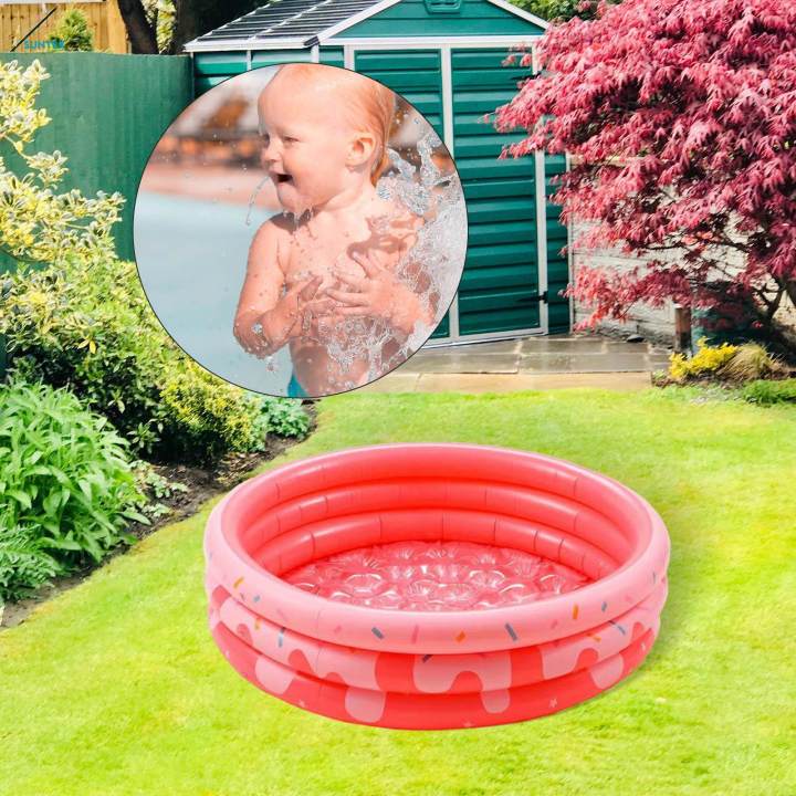 Durable%20Inflatable%20Swimming%20Pool%20Lounge%20Seat%20Bath%20Tub%20Pump%20Pool%20above%20Ground%20Kiddie%20Paddling%20Pool%20for%20Summer%20Lawn%20Kids%20Child%20Outdoor%20Party%20,%20Inner%2070cm%20Tall%2027cm%20-%20Image%204