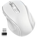 【ZIME】VicTsing MM057 2.4G Wireless Mouse Portable Mobile Optical Mouse with 6 Buttons 5 Adjustable DPI Levels for Notebook PC Laptop. 