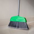 INDOOR BROOM MONARA WITH 120CM PLASTIC COATED METAL HANDLE - FEATHER BRAND. 