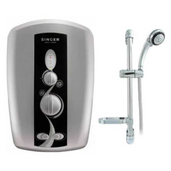 Singer Instant Shower Heater - Silver - SWH 118 EP
