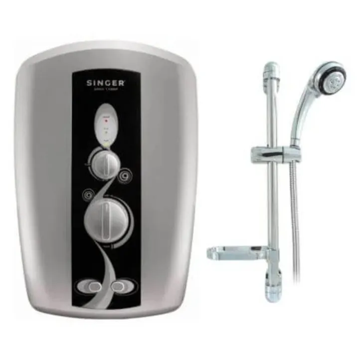 Singer Instant Shower Heater - Silver - SWH 118 EP