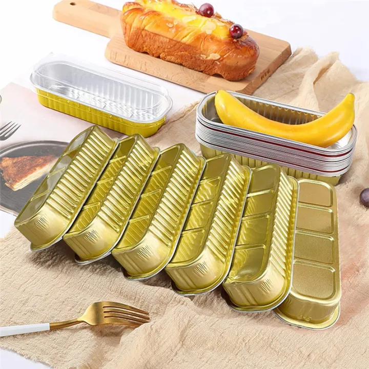 FORIDE%2050PCS%20Disposable%20Aluminum%20Baking%20Cups%20Mini%20Loaf%20Pans%20Rectangle%20Muffin%20Tins%20Mini%20Narrow%20Cake%20Pans%20for%20Party%20-%20Image%202