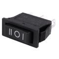 2PCS 3 Pin SPDT ON-OFF-ON 3 Position Snap Rocker Switch with 6 Pin DPDT On/on 2 Position Mini Toggle Switch Blue. 