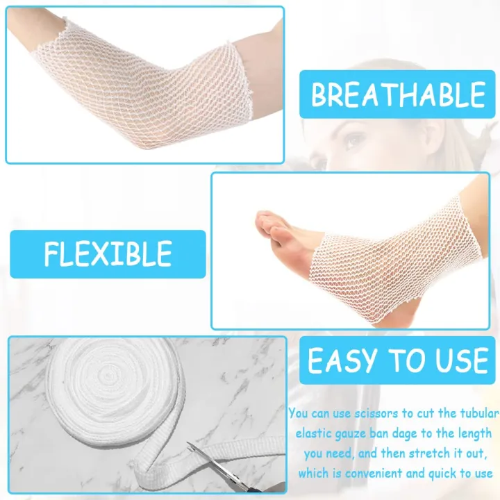 1Roll%20Gauze%20Fix%20Net%20Tubular%20Breathable%20Bandage%20Elastic%20Net%20Wound%20Dressing's%20for%20Adults%20Wrist%20Forearm%20Elbow%20Knee%20Ankle%20Kids%20Legs%20-%20Image%206