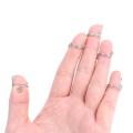 New Reusable Nail Rings Removable Causal Fingertip Nail Rings Gold Color Easy to Use Phalanx Ring Women Girls. 