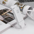 1/3Pcs USB Rechargeable LED Book Reading Light/ Portable Bookmark Eye Protection Bedside Clip Lamp/ White Adjustable Light. 