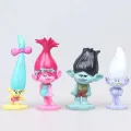 LZMERX 12pcs/set Trolls Action Figure PVC Movie Trolls Collectible Poppy Branch DJ Suki Cooper Dolls Kids Toy for Children Gift Solid Doll Ornaments Cake Decoration. 