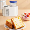 Portable Electric Cup Warmer And Cooler Digital Display Quick Cooling White Cup. 