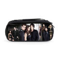 Vampire Diaries Boy Girl Cartoon Pencil Case Bag School Pouches Children Student Pen Bag Kids Purse Wallet. 