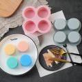 Round Shape Air Fryer Egg Mold Easy Clean Silicone Egg Cooking Silicone Egg Pan Non-Stick 4-Cavity Egg Steamer Mold for Healthy Cooking Breakfast Prep Kitchen Gadget Air Fryer Accessory Home Chefs. 