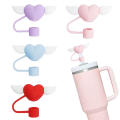 30&40 oz Straw Topper Protective Compatible 0.4 in/10mm For Stanley Tumbler Lid Silicone Reusable Silicone Cap for Travel. 