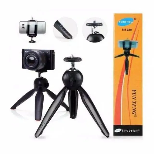 Yunteng%20YT-228%20Mini%20Tripod%20Phone%20Single%20Portable%20Telephone%20Camera%20Tripod%20with%20Clip%20Stand%20-%20Image%204