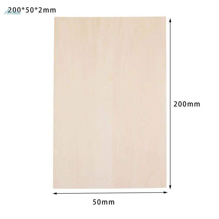 10%20Pieces%20Wood%20Sheets%20Board%20Thin%20Plywood%20Board%20for%20Making%20Plane%20Model%20Crafts%20200x50x2mm%20-%20Image%202