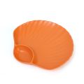 Creative Food Grade Shell Shaped Dumpling Plate Vinegar Ketchup Dish Sushi French Fries Breakfast Dried Fruit Snack Bone Spitting Pan. 