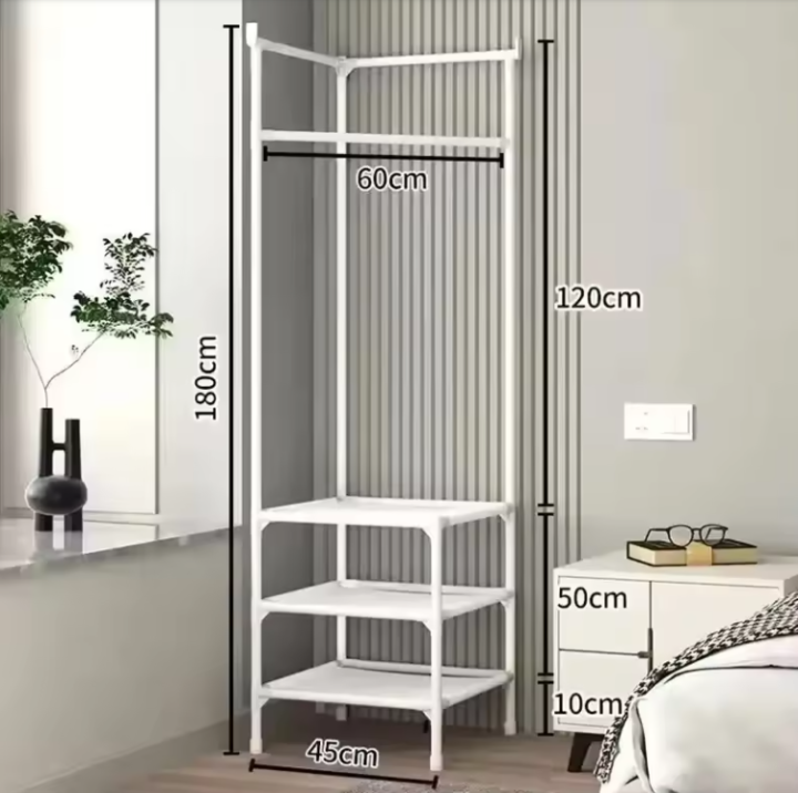 Standing%20Shelf,%20Floor-standing%20Corner%20Coat%20Rack%20Bedroom%20Clothes%20Hanger%20Easy%20Assembled%20Portable%20Clothing%20Rack%20Easy%20Assembled%20Shelf%20-%20Image%203