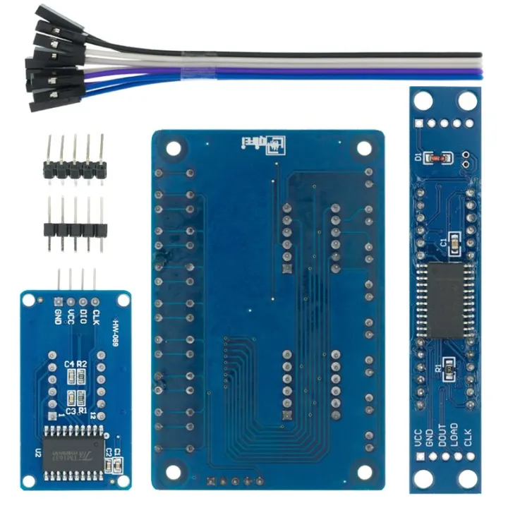 TM1637%204%20Bits/TM1638/MAX7219%208%20bit%20Digital%20LED%20Display%20Module%207%20Segment%200.36Inch%20Clock%20RED%20Anode%20Tube%20Four%20Serial%20Driver%20-%20Image%202