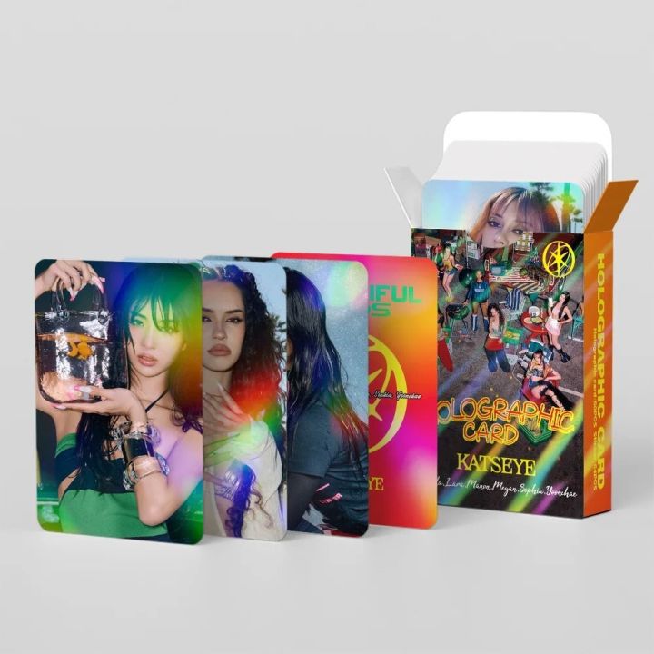 92/124Pcs%20New%20BEAUTIFULCHAOS%20KATSEYE%20Lomo%20Photo%20Cards%20HD%20Printed%20MANON%20MEGAN%20KATSEYE%20New%20Album%20LOMO%20Cards%20LARA%20DANIELA%20With%20Stickers%20Kpop%20Merch%20Idol%20Merchandise%20-%20Image%204