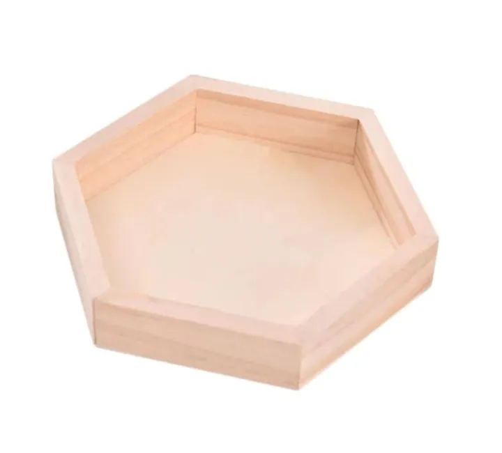 Natural%20Finish%20Wood%20Hexagonal%20Tray%20(12x12%20INCHES)%20-%20Image%203