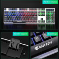 Jertech K358 Keyboard Desktop Optical RGB LED Rainbow Backlit Keyboard Wired Gaming Keyboard for Computer. 