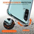 For OnePlus Nord CE 5G Back Cover Shockproof Transparent Soft TPU Silicone Protector Phone Case with Shock Absorption Bumper Corners. 