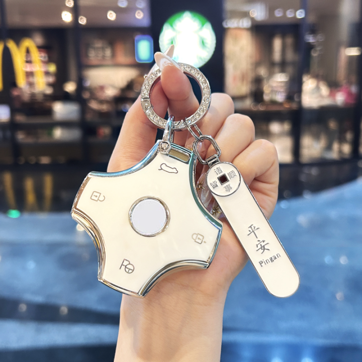 Car Key Case Keychain Ring Holder For Dongfeng eπ007 eπ008 2024 Car Remote Control Protective Buckle