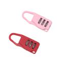 Portable Digit Suitcase Combination Lock Anti-theft 3 Dial Digit Mini Combination Padlock Luggage Travel Lock Safty Backpack Combination Lock Bag. 