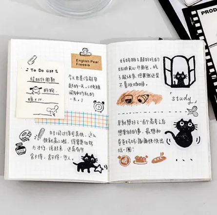 45PCS%20Black%20Cat%20Theme%20Stickers%20Decoration%20Kawaii%20Cute%20Cats%20Stickers%20Self-adhesive%20Scrapbooking%20Stickers%20For%20Laptop%20Planners%20-%20Image%202