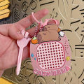 Capybara Decompression Magnetic Steel Ball Drawing Board Children's Gift Cute Toy Kawaii School Bag Pendant Car Keychain Cute. 