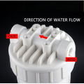 10 Inch Reverse Osmosis Filter Bottle 1/4'' Thread Double Ring Explosion-proof Water Purifier Leak Proof Filter Shell. 