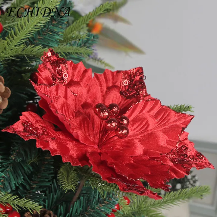Durable%20Artificial%20Flowers%20for%20Christmas%20Sparkling%20Christmas%20Glitter%20Artificial%20Flower%20Red%20Golden%20White%20Holiday%20Decoration%20Reusable%20Wired%20Xmas%20Tree%20Wreath%20Fake%20Flower%20Party%20Supplies%20Artificial%20-%20Image%208
