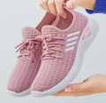 Women's shoes breathable running striding fly netting shoes ladies spring and summer new fashion leisure sports shoes. 