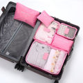 6pcs travel storage bag set, for closets, closets, suitcases, thickened bags, travel manager, bags, shoe bags, cube bags. 