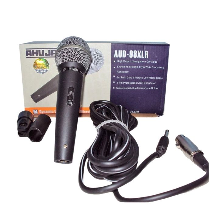 AHUJA AUD 98XLR Professional Dynamic Unidirectional Microphone