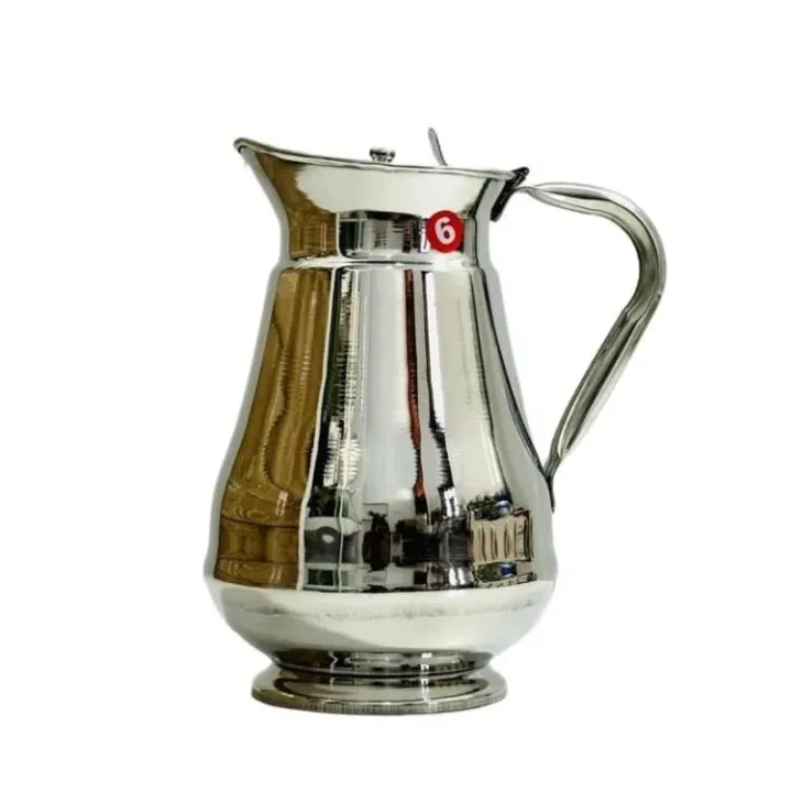 No.1%20Stainless%20Steel%20Silver%20Water%20Jug%20-%20Image%202