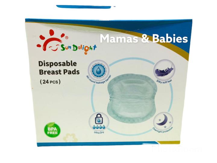Disposable Breast Pads Breast Pad 24 Pieces Sun Delight Leakage Barrier For Breast Feeding Mother Portable Pad