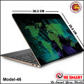 World Map Laptop Skin Protector Sticker(For 15.6 inch Laptops). 