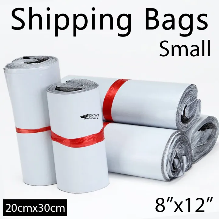 Perfect Small Poly Mailer High Quality White Flyers Bundle of 100, 25, 10 Pcs 500 Bags Thickness 2.2mm Self-seal Adhesive bags Storage Courier Bags 20cm*30cm Mailer Packs Daraz Flyers Postal Safe Mailing Bags Shipping packing bag Size 20cm x 30cm