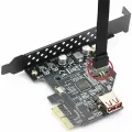 USB 3.1 Front Panel Type E Male To USB-C Type C Expansion Cable Computer Motherboard Connector Wire Cord Line, 80Cm. 