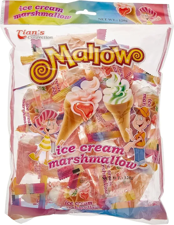 Tian's confection ice cream marshmallow candy, 120g | Daraz.lk