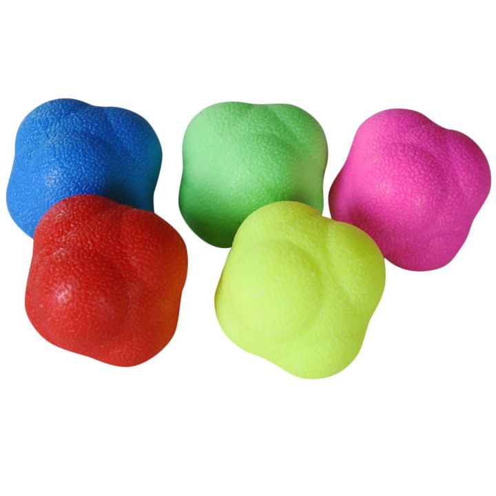 5PCS Reaction Balls Rubber Reaction Bounce Balls for Agility Reflex ...