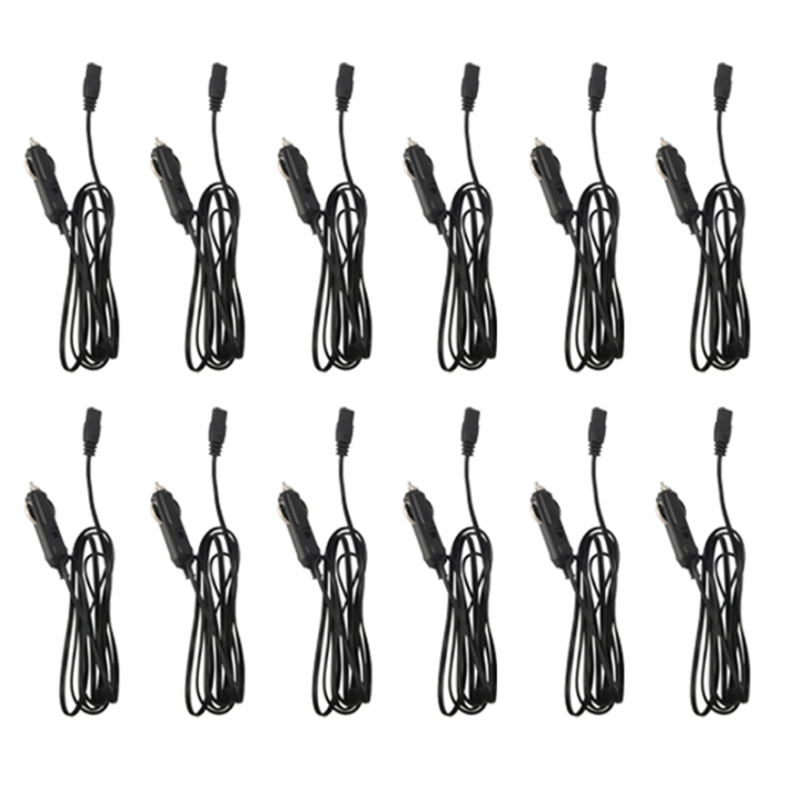 2m 12V Replacement Car Cooler Box Fridge Lighter 2 Pin Charger Cable
