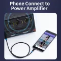 Vention Audio Cable 3.5mm to 6.35mm Aux Cable Adapter TRS 6.35mm Male 1/4 Mono Jack to Stereo 1/8 Jack 3.5mm for Mixer Amplifier Guitar Bi-direction Jack 6.35 to 3.5 Jack Male to Male Audio Cable Guitar Jack to Aux. 