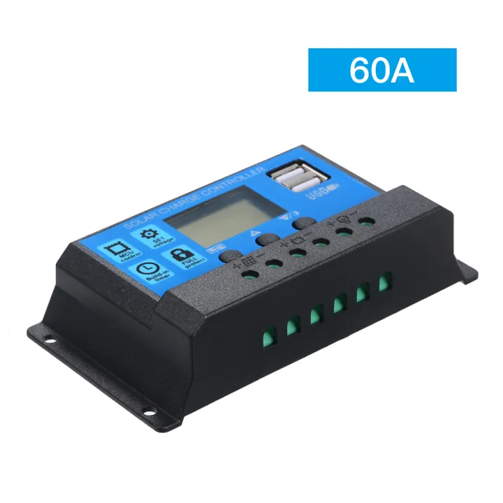 100A%2012V%20/%2024V%20Solar%20Charge%20Controller%20PWM%20Intelligent%20Regulator%20With%20USB%205V%202.5A%20-%20Image%202