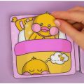 LeiyanLuxury New specials Viral QUITE BOOK Duck House paper doll Kids Educational Toys. 