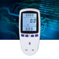 Energy Meter, UK Plug 230V Overload Protection Power Meter Socket for Office. 