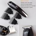 Professional Cordless Rechargeable Hair Clippers Set With 2 Batteries 4 Comb Guides And Scissors. 