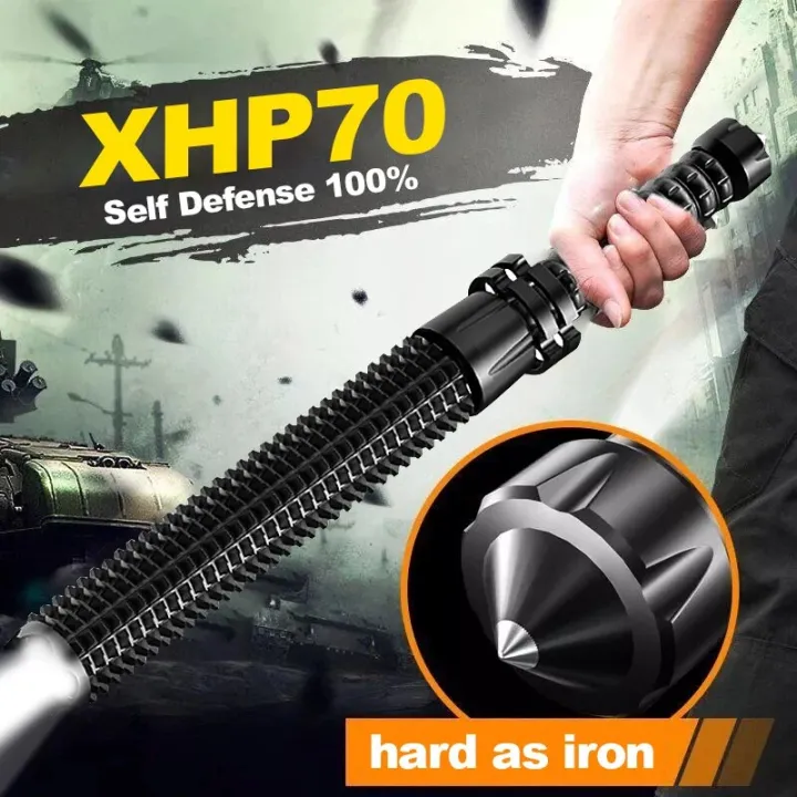 Powerful XHP70 Baseball Bat Flashlight Tactical Flashlight Waterproof ...