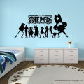 One piece Japanese Anime Wall Decal Stickers Decor Modern Stickers Vinyl Decal Cartoon Home Decor waterproof wallpaper D191. 