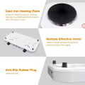 High quality double hotplate Electric Heating with Dual Burners Kitchen Appliance Electric Stove Electric Hot Plate  For Cooking Electric Table  Hot plate-2000W. 